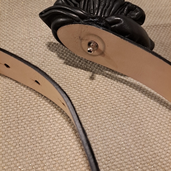 Garuglieri Black Calf Hair/ Leather Belt main image 6